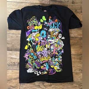 Men’s  Hanes Disney Neon Graphic Shirt, Size Small